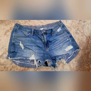 Aerie High Waisted Jean Shorts
